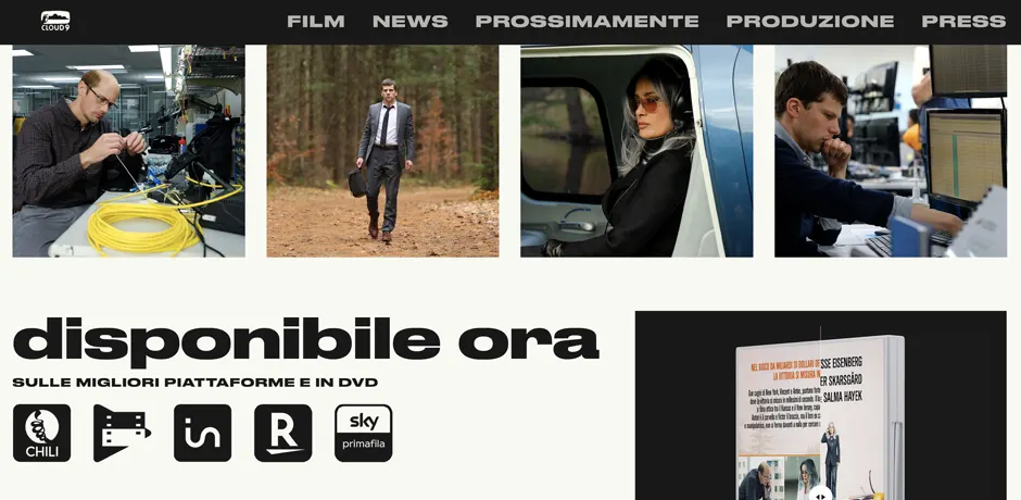 immagine per Cloud 9 Film website streaming platform